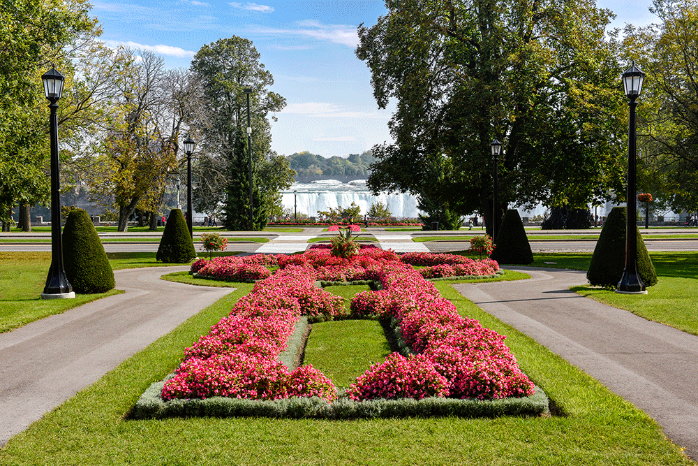 View of Niagara parks gardens